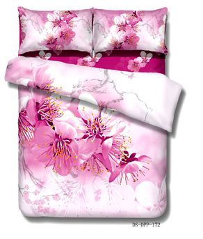 Комплект постельного белья Фамилье Сатин Розовый RS-109