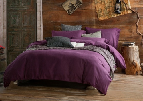 Комплект постельного белья Вальтери Софткоттон Фиолетовый MO-35