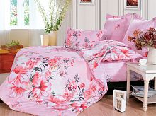 Комплект постельного белья Сайлид Сатин Розовый B-128