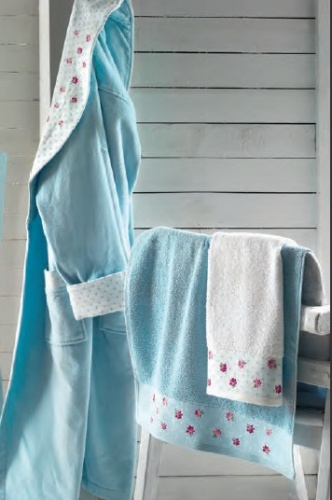 Полотенце ROSEBERRY Бирюзовый ATTACCO Turquoise towel