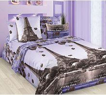Комплект постельного белья Чебоксарский Текстиль Бязь Серый The Romance Of Paris
